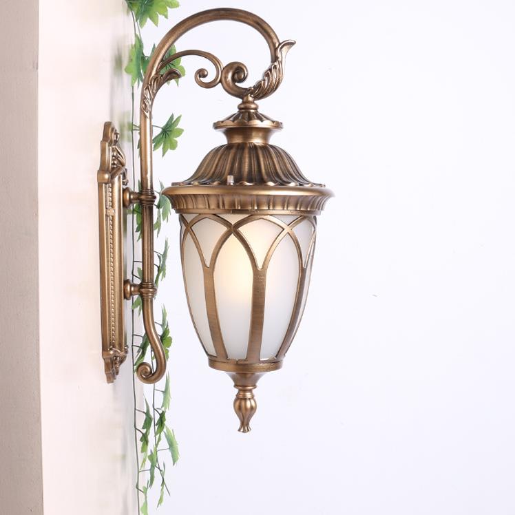 lampu dinding dinding luar modern yang dipimpin lampu bertentangan dengan air lampu dinding villa